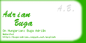 adrian buga business card