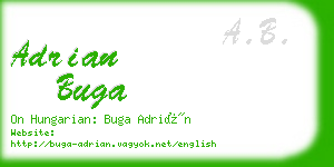 adrian buga business card